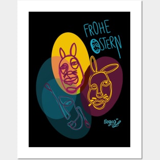 frohe Ostern Posters and Art